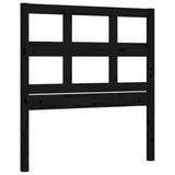 Bed Frame without Mattress Black 90x190 cm Solid Wood Pine