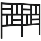 Bed Frame without Mattress Black 135x190 cm Solid Wood Pine - Low Angle