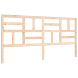 Bed Frame without Mattress 183x203 cm King Solid Wood Pine