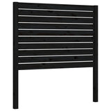 Bed Frame without Mattress Black 90x190 cm Solid Wood Pine