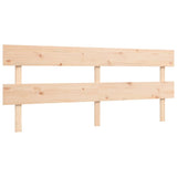 Bed Frame without Mattress 183x203 cm King Solid Wood Pine - Low Angle