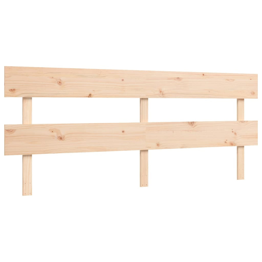Bed Frame without Mattress 183x203 cm King Solid Wood Pine