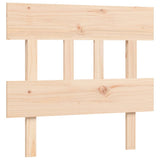Bed Frame without Mattress 90x190 cm Solid Wood Pine - Low Angle