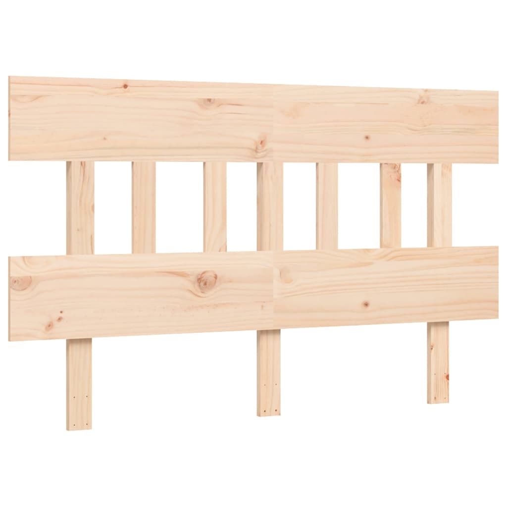 Bed Frame without Mattress 135x190 cm Solid Wood Pine
