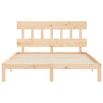 Bed Frame without Mattress 150x200 cm Solid Wood Pine