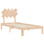 Bed Frame without Mattress 90x190 cm Solid Wood Pine