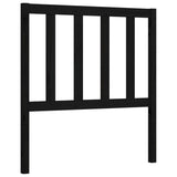 Bed Frame without Mattress Black 90x190 cm Solid Wood Pine - Low Angle