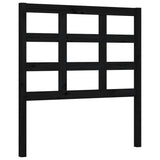 Bed Frame without Mattress Black 90x190 cm Solid Wood