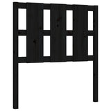 Bed Frame without Mattress Black 90x190 cm Solid Wood