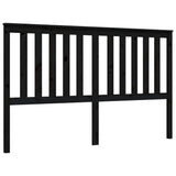 Bed Frame without Mattress Black 150x200 cm Solid Wood