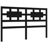 Bed Frame without Mattress Black 150x200 cm Solid Wood