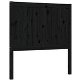 Bed Frame without Mattress Black 90x190 cm Solid Wood - Extra Image
