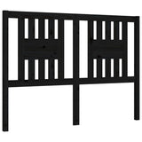 Bed Frame without Mattress Black 135x190 cm Solid Wood - Extra Image