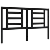 Bed Frame without Mattress Black 150x200 cm Solid Wood
