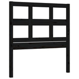 Bed Frame without Mattress Black 90x190 cm Solid Wood