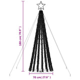 LED Christmas Tree 275 LEDs Warm White 180 cm - Extra Image