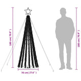 LED Christmas Tree 275 LEDs Cold White 180 cm