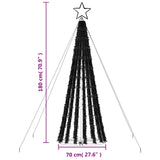 LED Christmas Tree 275 LEDs Cold White 180 cm - Extra Image
