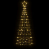 LED Christmas Tree with Spikes 220 LEDs Warm White 180 cm