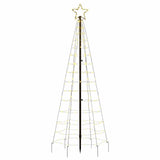 LED Christmas Tree with Spikes 220 LEDs Warm White 180 cm