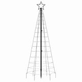 LED Christmas Tree with Spikes 220 LEDs Warm White 180 cm