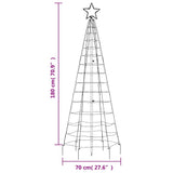 LED Christmas Tree with Spikes 220 LEDs Warm White 180 cm - Extra Image