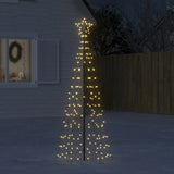 LED Christmas Tree with Spikes 220 LEDs Warm White 180 cm