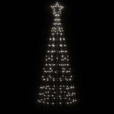 LED Christmas Tree with Spikes 220 LEDs Cold White 180 cm