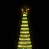 LED Christmas Tree 1544 LEDs Warm White 500 cm - Rear View