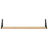 Wall Shelves 2 pcs Sonoma Oak 80x15x15.5 cm Engineered wood