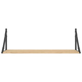 Wall Shelves 2 pcs Sonoma Oak 80x25x25.5 cm Engineered wood