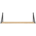 Wall Shelves 2 pcs Sonoma Oak 80x25x25.5 cm Engineered wood