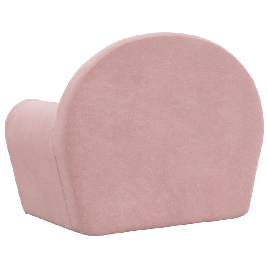 Kids'Sofa Pink Soft Plush