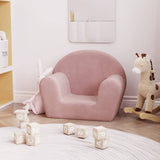Kids' Sofa Pink Soft Plush