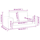 Kids' Sofa Bed 2-Seater Anthracite Soft Plush - Extra Image