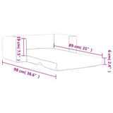 Kids' Sofa Bed 2-Seater Pink Soft Plush