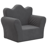 Kids' Sofa Anthracite Soft Plush