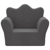 Kids' Sofa Anthracite Soft Plush