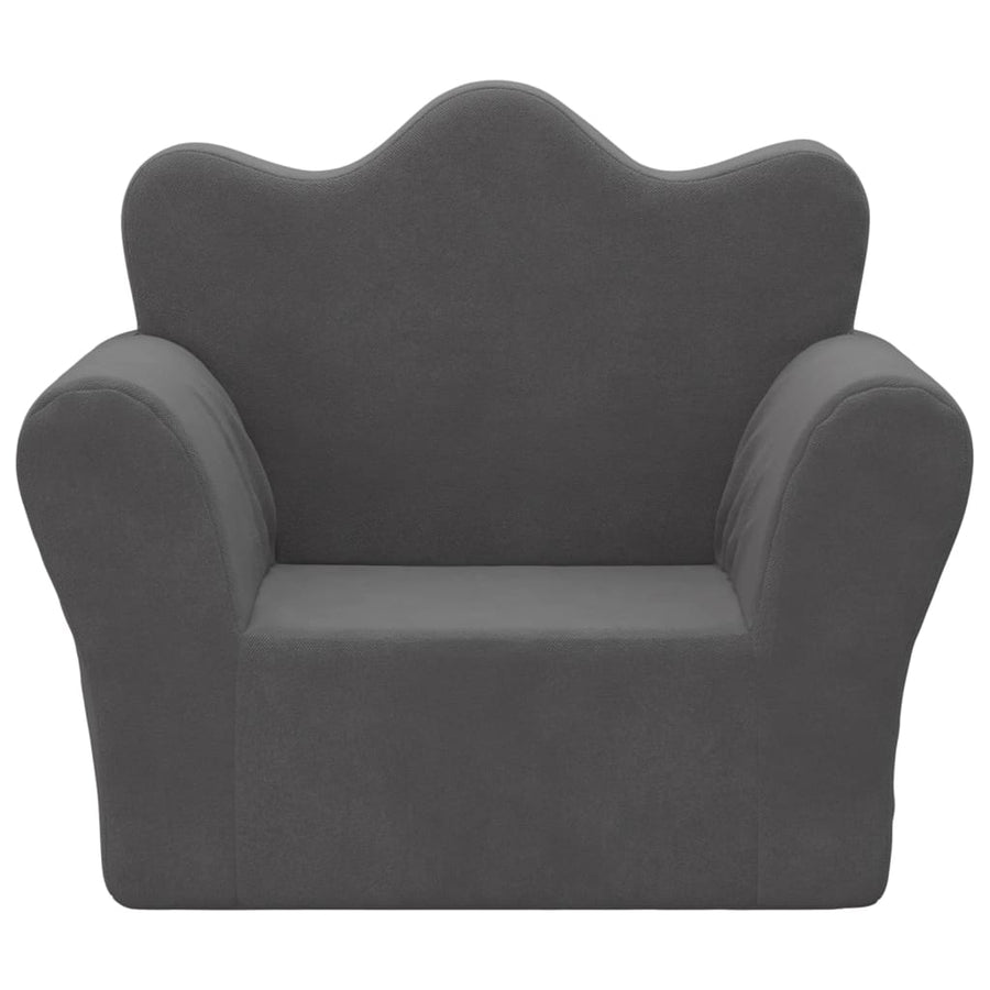 Kids'Sofa Anthracite Soft Plush