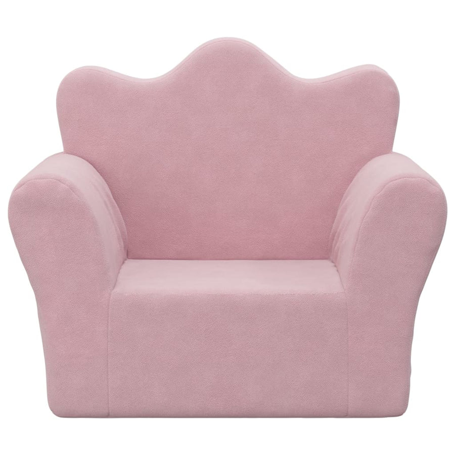 Kids'Sofa Pink Soft Plush