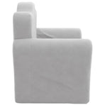 Kids'Sofa Bed Light Grey Soft Plush