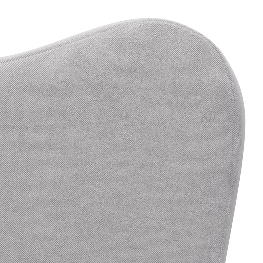Kids' Sofa Bed Light Grey Soft Plush