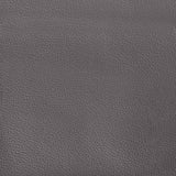 2-Seater Sofa with Throw Pillows Grey 120 cm Faux Leather - Close-Up Angle