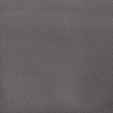 3-Seater Sofa with Throw Pillows Grey 180 cm Faux Leather - Close-Up Angle
