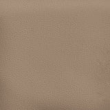 3-Seater Sofa with Throw Pillows Cappuccino 180 cm Faux Leather - Close-Up Angle