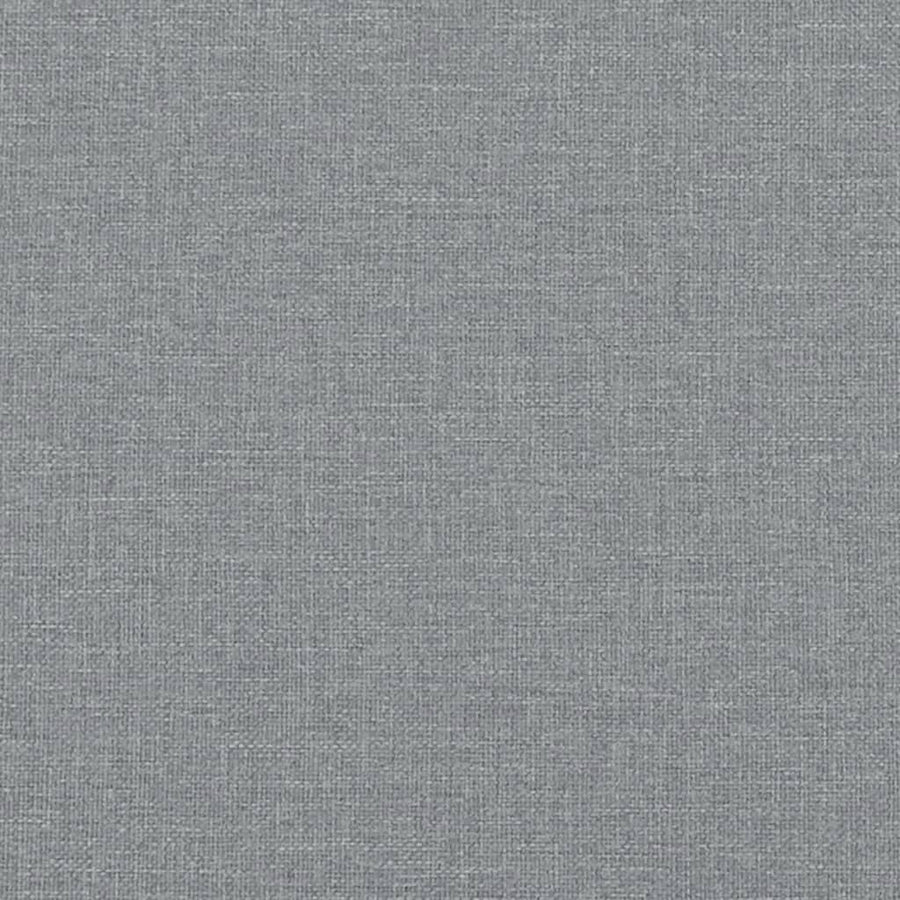 2-Seater Sofa with Throw Pillows Light Grey 140 cm Fabric