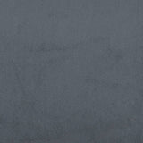 3-Seater Sofa with Throw Pillows Dark Grey 180 cm Velvet - Close-Up Angle