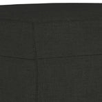 3 Piece Sofa Set with Cushions Black Fabric