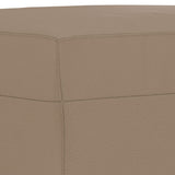 4 Piece Sofa Set with Cushions Cappuccino Faux Leather