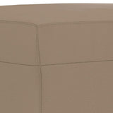 3 Piece Sofa Set with Pillows Cappuccino Faux Leather - Extra Image